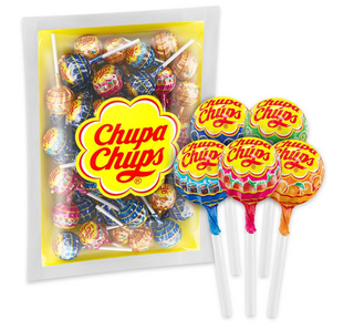 Chupa Chups Карамель со вкусом Фрукты+Кола Пакет 504г