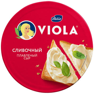 Сыр плавленый Виола Сливочный 130г мдж в с.в.45% (шоубокс)*16