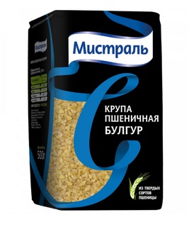 Крупа «МИСТРАЛЬ» пшеничная Булгур, 500 г 