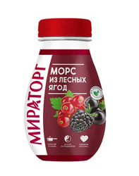  Морс Мираторг из лесных ягод  370мл*12