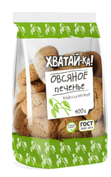 Печенье овсяное классическое Хватай-ка 400 гр*16
