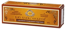 Сырок  творожный глазированный в молочном шоколаде с вареной сгущенкой Б.Ю. Александров 26% 50г (12)