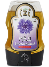 Мёд Izi Васильковый, с удобным силиконовым дозатором, 280 г*12