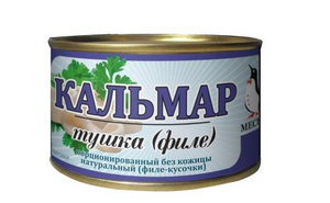 Кальмар  Месье натуральный тушка  240 г *48